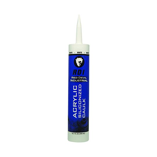 Red Devil Construction Grade Siliconized Acrylic - 10.1 Oz. Tube
