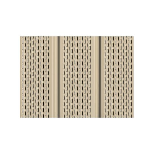 Quality Edge .019" x 12" x 12' TruLine HP-Series Full Vent Aluminum Soffit — QEDSV538
