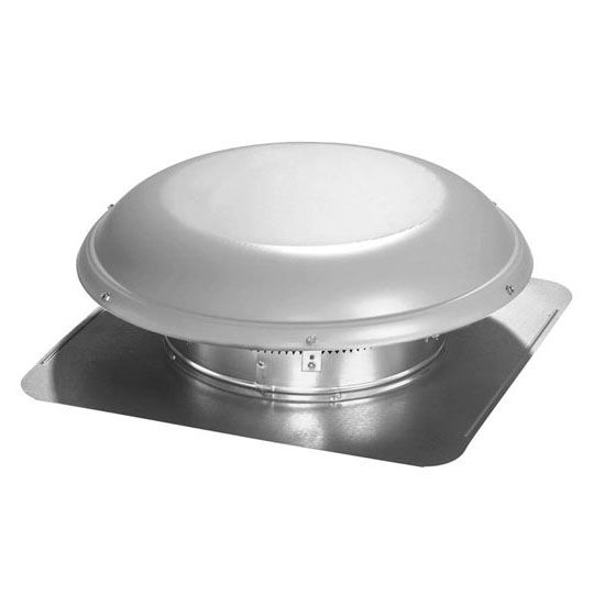 Air Vent Airhawk Round Galvanized Metal Static Dome Vent — AIRB144MF
