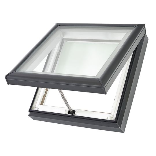 Velux Manual "Fresh Air" Curb-Mounted Skylight with Aluminum Cladding & Laminated Low-E3 Glass — VELVCM22222004