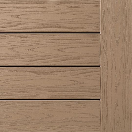 Azek 1" x 6" x 20' Harvest Collection Grooved Deck Board — AZKDGV1620BS