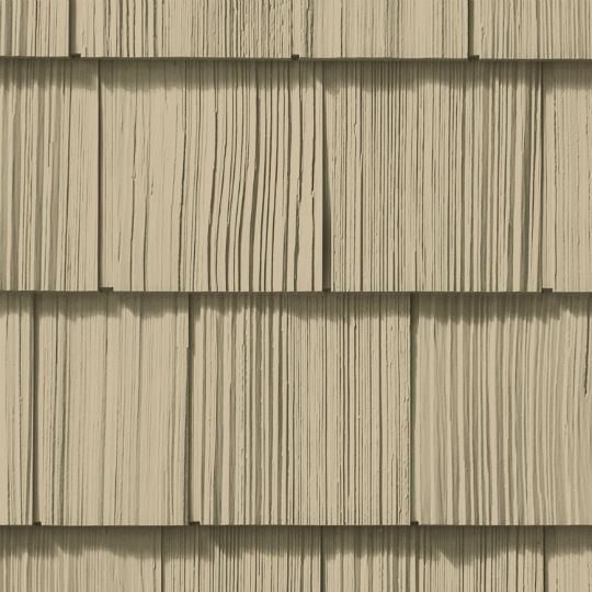 CertainTeed Siding Cedar Impressions Double 7" Straight Edge Rough-Split Polymer Shake Siding — CERCID7RSSVW