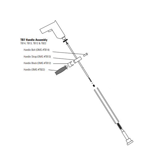 Olympic Manufacturing Tall Boy Handle Assembly