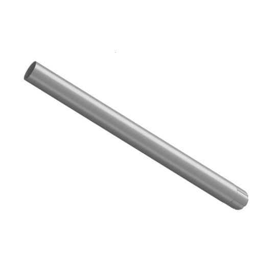 Nordic Steel Gutters 4" x 10' Steel Downspout - Shrunk in one End — NODDSP044AM