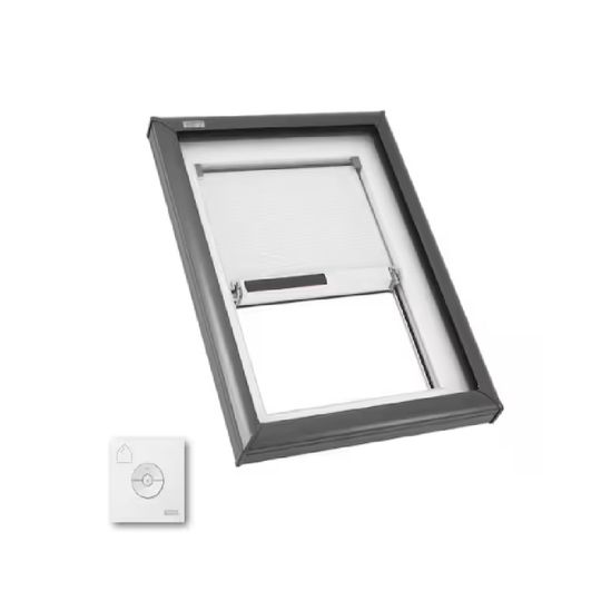 Velux Fixed Curb-Mounted Skylight With Low E - Solar Blind and Remote — VELFCM2230LAM