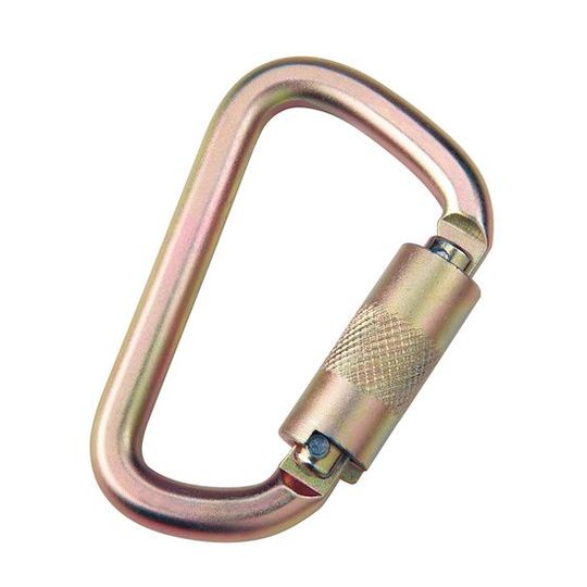 3M Dbi-sala Saflok Carabiner Yellow Zinc 2000112