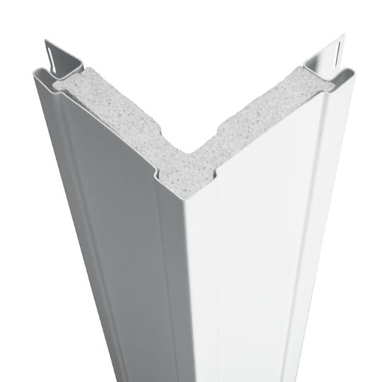CertainTeed Siding 3/4" x 20' Traditional SuperCorner with Foam Insert - Matte Finish — CERSCTRSN