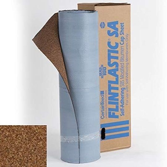 CertainTeed Roofing Flintlastic Sa Self-Adhered Cap - 1 Sq. Roll — Membranes — CTRSARS3
