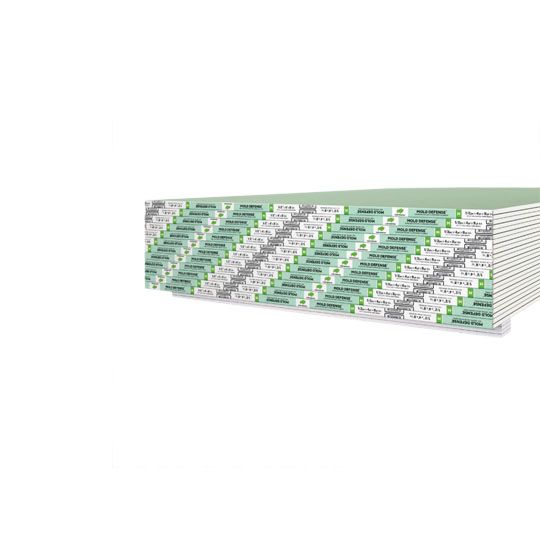 Continental Building Products 1/2" x 4' x 8' Mold Defense Mold & Moisture Resistant Drywall (Treated Core)
