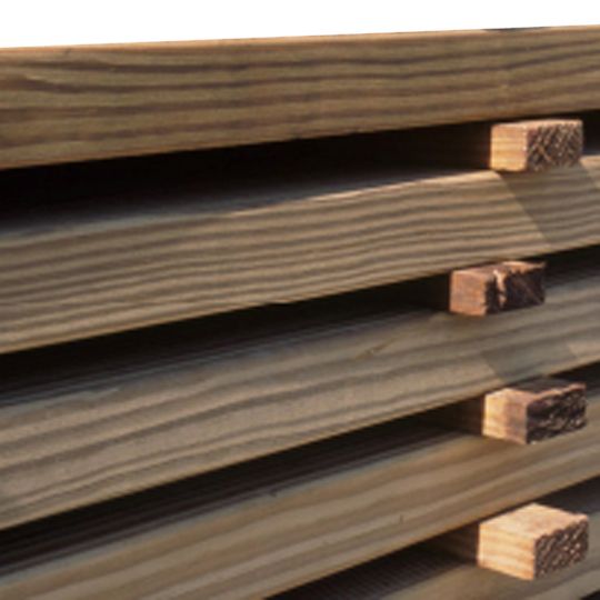 Tomball Forest Products 2" x 4" x 12' #2 Kiln Dried After Treatment Southern Yellow Pine