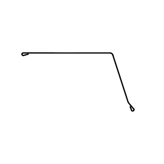 Klauer Manufacturing Company 28 Gauge x 2" x 2" x 10' Steel Gutter Apron with Hem — Flashings — KLA22GAGL