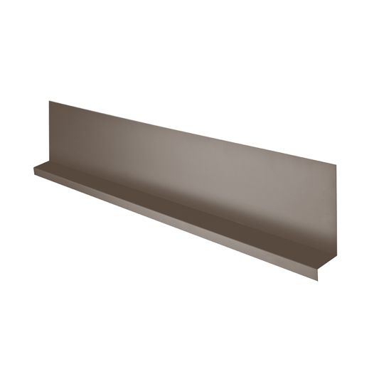 Quality Edge 1-1/4" x 10' Aluminum Drip Cap — Flashings — QEDADC125518