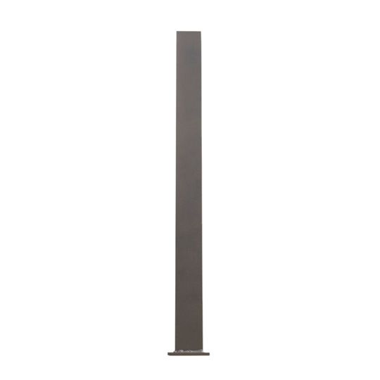 Color Guard Railing Systems 4" x 4" x 44" Blank Aluminum Post Sleeve for Wood Posts — COGBZ4444BP