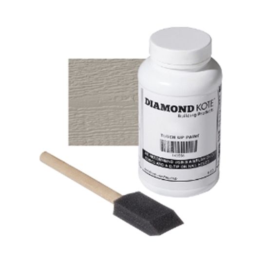 Wausau Supply Diamond Kote Touch-Up Paint with Brush - 8 Oz. Bottle — WSULPDK8TUPWBGLF