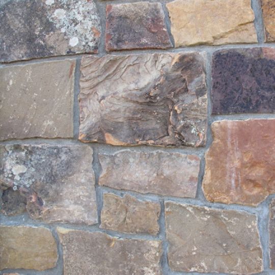 Rock-It Natural Stone Moss Rock Squared Flat - Sold per Sq. Ft.