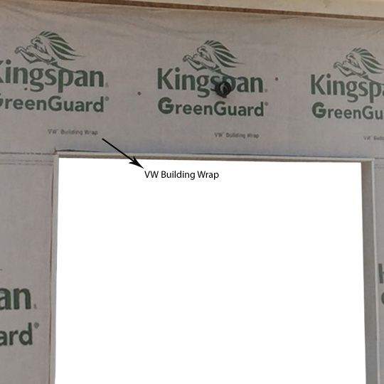 Kingspan Insulation 10' x 150' GreenGuard Vw Building Wrap