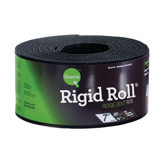 Trimline Building Products 7" x 20' Rigid Roll Ridge Vent — TBP7RRV20