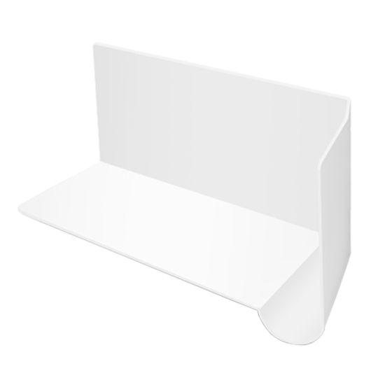Parksite Plunkett-Webster DryFlekt Kick-Out Diverter Flashing - Right — PPW320DFRWH