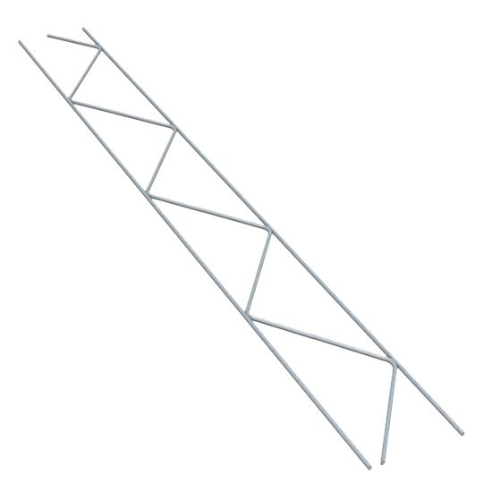 Hohmann & Barnard Truss-Mesh Standard Joint Reinforcement 8" Hot Dipped Galvanized