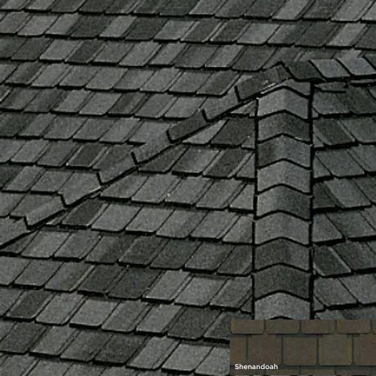 CertainTeed Roofing Shangle Ridge Hip & Ridge Accessory Shingles — Hip & Ridge Shingles — CTRSHRSHEN
