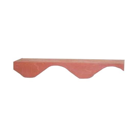 Brava Roof Tile Composite Spanish Barrel Tile Ridge Closure (Class C) - Bundle of 10 — Tile Roofing — BVTSRHWTU