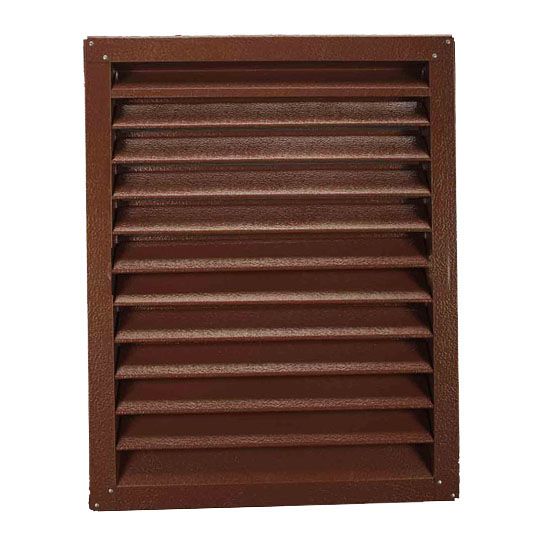 Lomanco 18" x 24" 100-Series Square Flush Mount Gable Louver — LOM1001824BR
