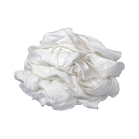 Buffalo Industries New Bleached Knit Rags - 4 Lb. Box