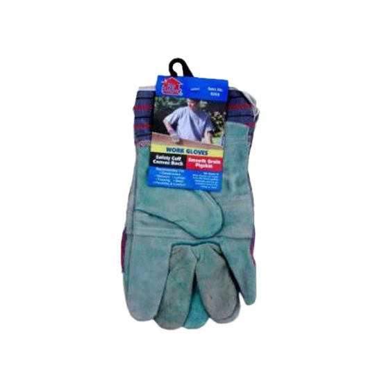 LTW Supply Leather Palm, Denim Cuff Gloves