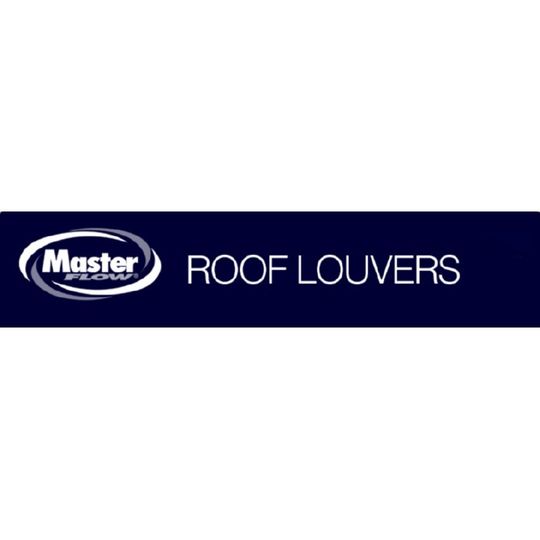 GAF MasterFlow Square-Top Aluminum R50A Roof Louver with Square Throat — GAFR50AWW
