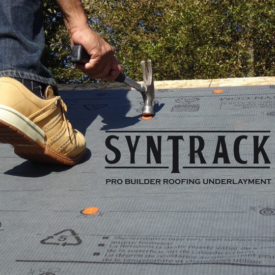FT Synthetics SynTrack Pro Builder Synthetic Roofing Underlayment with Fiber Grip Walking Surface — FT1STUL