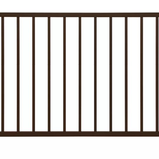 Trex Select Horizontal Rail Kit with Square Aluminum Balusters (no hardware) — TRXSHRKA642BB