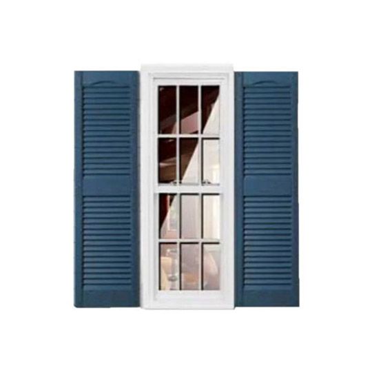 Girardin Moulding Cathedral Top Louver Shutters — GIRCTLV1453MBL