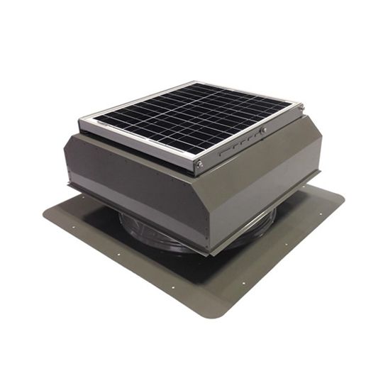 Attic Breeze AB-2022A 20 Watt (Gen Ii) Self-Flashing Solar Power Attic Fan — ABZAB2022AGR