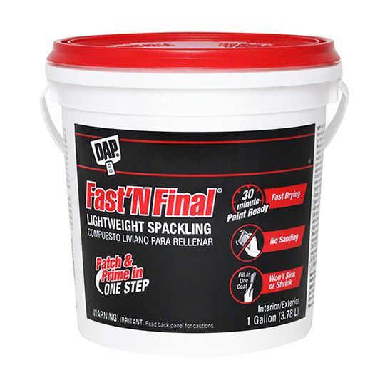 DAP Fast 'N Final Spackling - 1 Gallon Tub