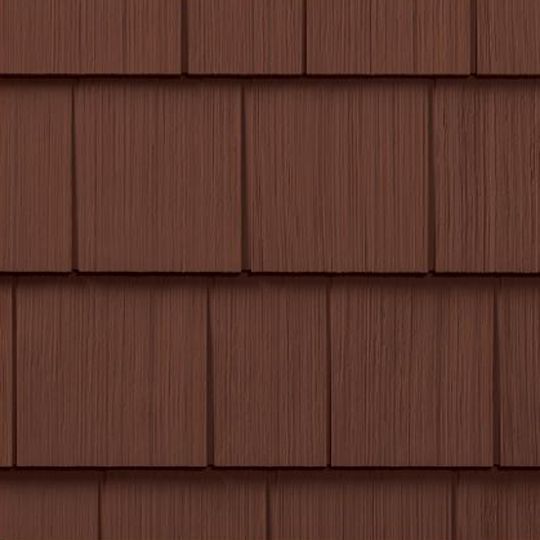 CertainTeed Siding Cedar Impressions Double 7" Straight Edge Perfection 3G Polymer Shingle Siding — CERCID73GPBS