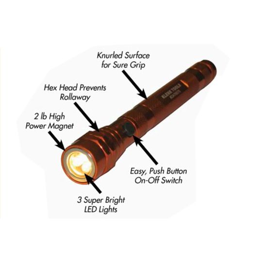 Everhard Telescoping Magnetic Lighted Flashlight