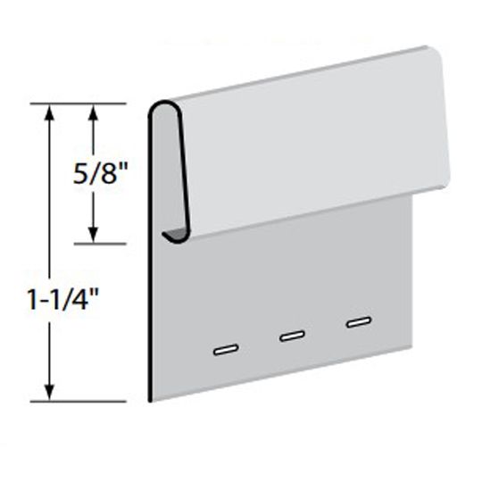 Edco Products Steel Undersill Trim - Entex Finish — EPISUST12WT