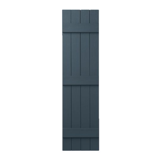 Mastic 15" x 71" Board & Batten Standard 4-Board Shutters - Closed Style — ACOVIN4C157195