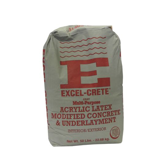 Excellent Coatings Excel-Crete Acrylic Latex Modified Concrete & Underlayment - 50 Lb. Bag — Underlayment — EXLECGR50