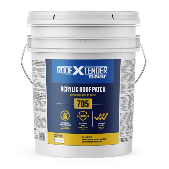 TRI-BUILT Roof X Tender 705 Acrylic Roof Patch — Adhesives, Caulks & Sealants — TRIRX7055
