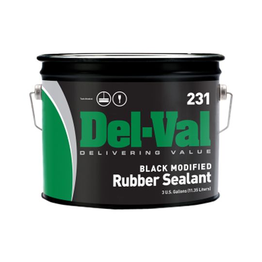 United Asphalt (New Jersey) Del-Val 231 Modified Rubber Sealant - 3 Gallon Pail
