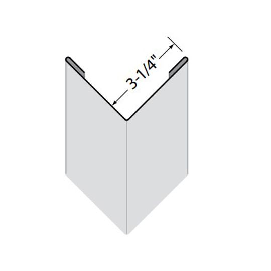 Edco Products Snap-On Outside Corner Post Steel Cap - Entex Finish — EPISSO12CEHD