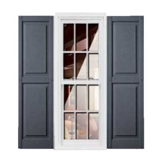 Girardin Moulding Raised Panel Style Shutters — GIRRP14X39CH