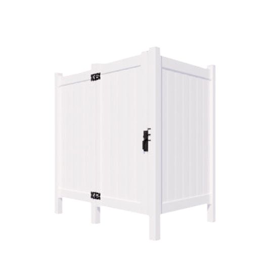 Collins Iron Works 4' x 6' Liquid Sunshine 300 Series Front Door Shower Enclosure