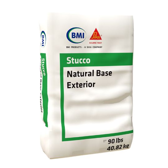 Sika Bmi Natural Base Exterior Stucco 16/20 Texture - 90 Lb. Bag