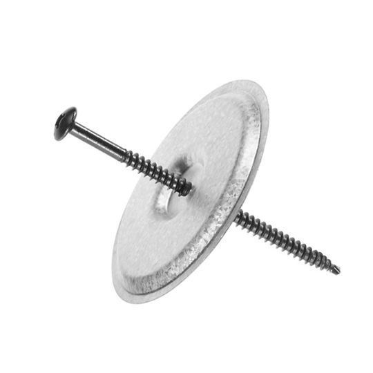 GAF Drill-Tec Asap 3S Assembled Screws and 3" Steel Plates — GAFASAP3S158