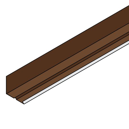 Unified Steel 3" x 120" Metal Side Wall Underpan