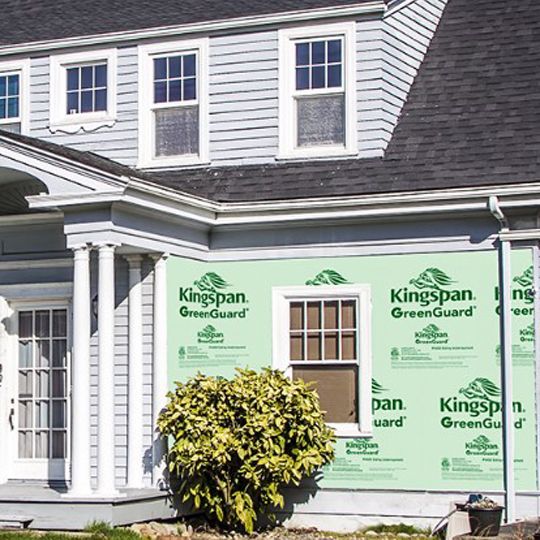 Kingspan Insulation 1/4" x 4' x 50' GreenGuard P1450 Fanfold Siding Underlayment