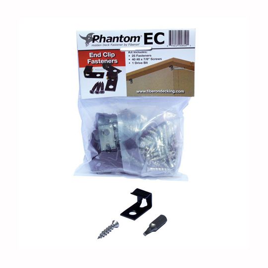Fiberon Phantom End Clip Hidden Deck Fastener Kit