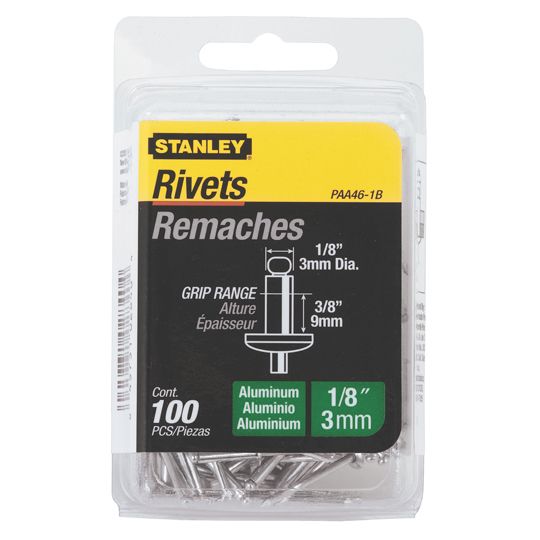 Bostitch 1/8 x 3/8 Aluminum Rivets